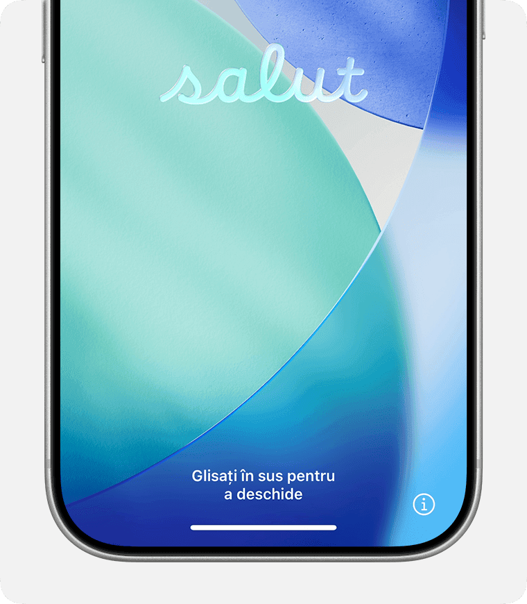 Hello screen on iPhone